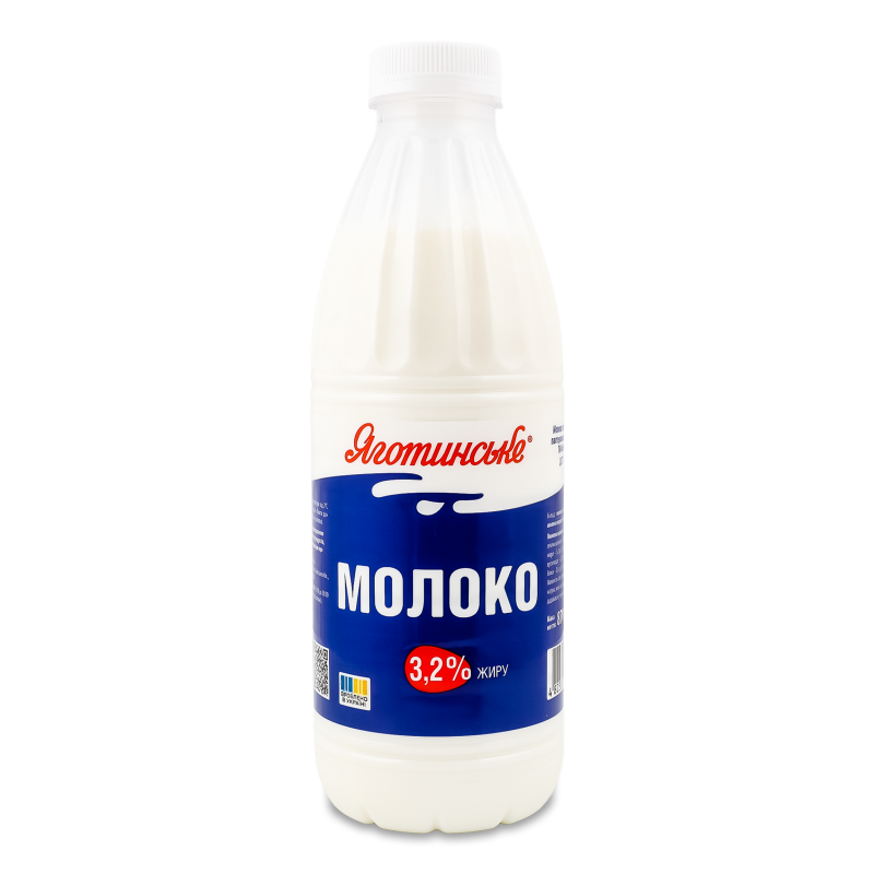 Молоко 3,2% 870г пет Яготинське