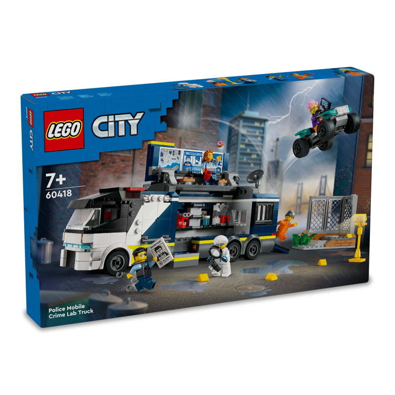 Конструктор City пересувна поліцейська криміналістична лабораторія 60418 Lego