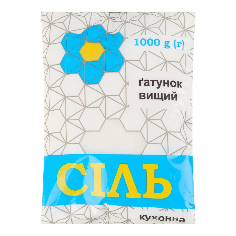 Соль поваренная пищевая молотая ТОВ Сайлент-Інвест м/у 1кг No Brand ...