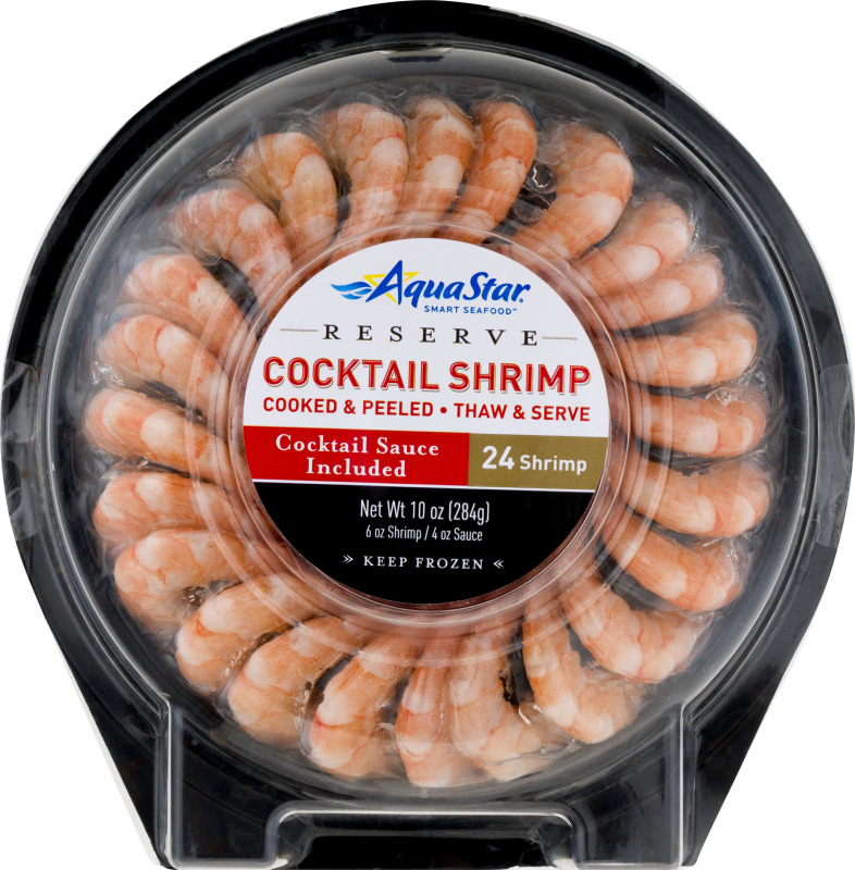 Aqua Star Reserve Cocktail Shrimp Thaw & Serve with Cocktail Sauce 24