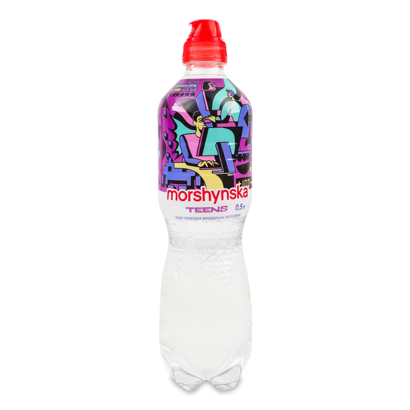 Вода мінеральна Teens негазована 0,5л спорт Моршинська