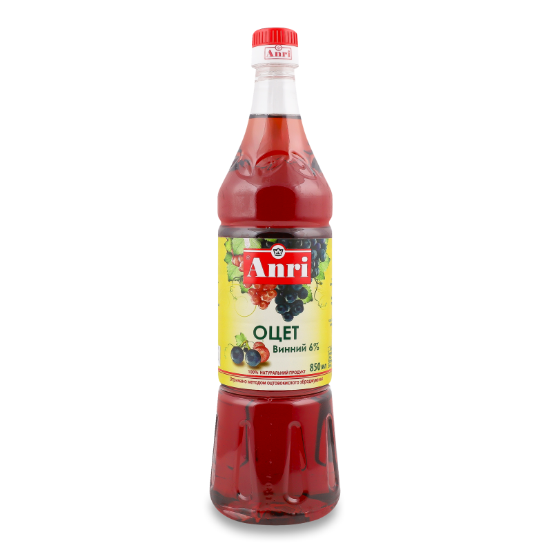 Оцет винний 6% 850мл пет Anri