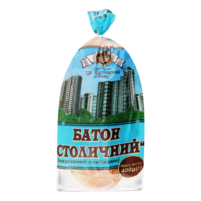 Батон нарізний Столичний Короваєво м/у