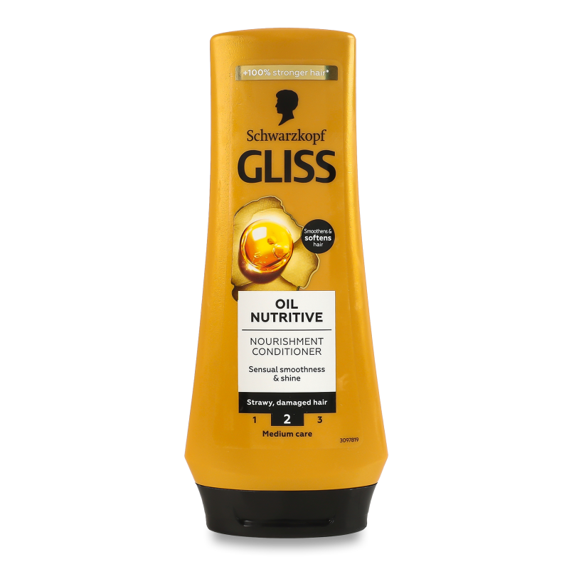 Бальзам д/волосся Oil Nutritive д/довгого та посіченого волосся 200мл Gliss