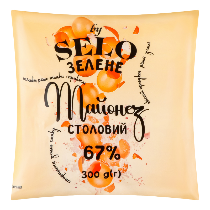 Майонез 67% Столовий Selo Зелене м/у