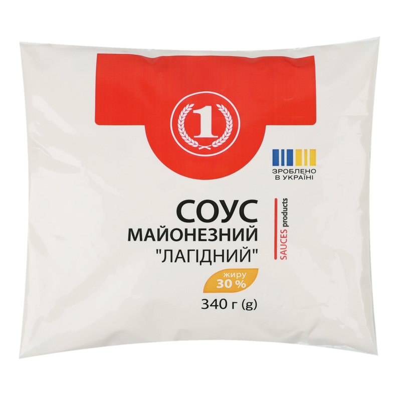 Соус майонезний 30% Лагідний ТМ "1" м/у