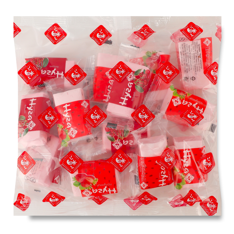 Цукерки Нуга фруктова асорті 180г Житомирські ласощі