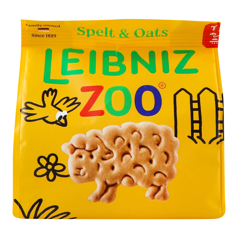 Печиво Spelt&Oats Zoo Leibniz м/у