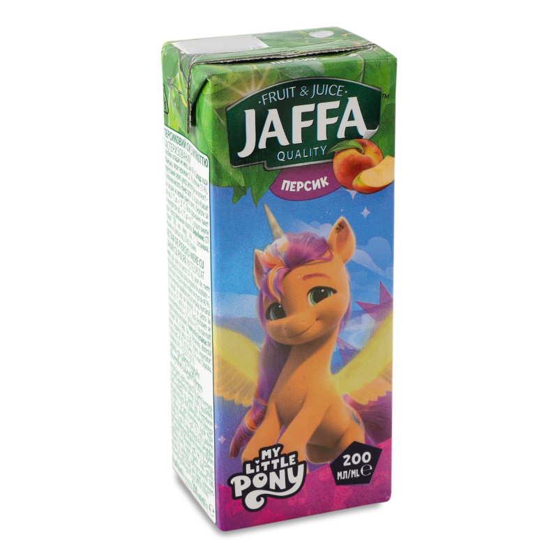 Сік персиковий з м’якоттю 200мл т/п Jaffa