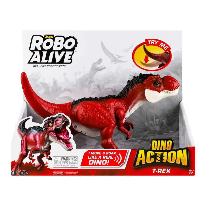 Игрушка для детей от 3лет интерактивная №7171 T-Rex Dino Action