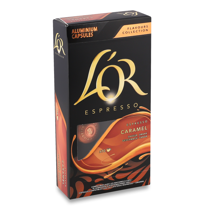 Кава Espresso Caramel мелена смажена 10*5,2г в капсулах L’or