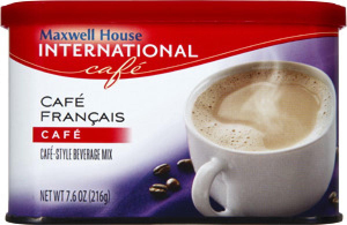thumbnail image 2 of Maxwell House International Cafe Francais Instant Coffee – 7.6 Oz Pack Of 4 2 of 5
