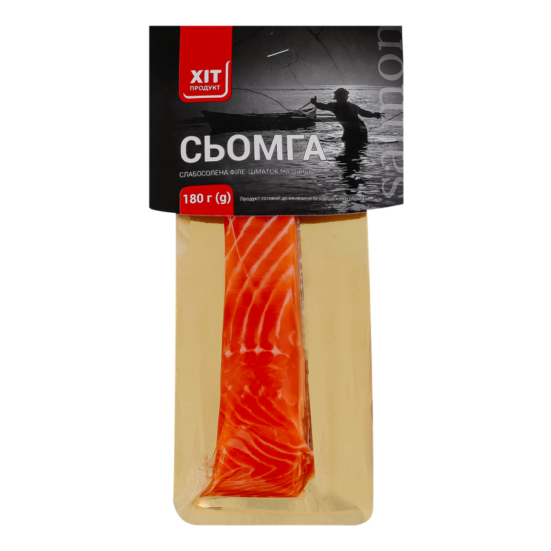 Сьомга філе-шматок Хіт продукт сл/с з/ш 1с в/у
