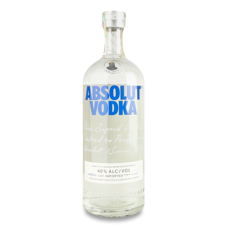 Горілка 40% 1л Absolut