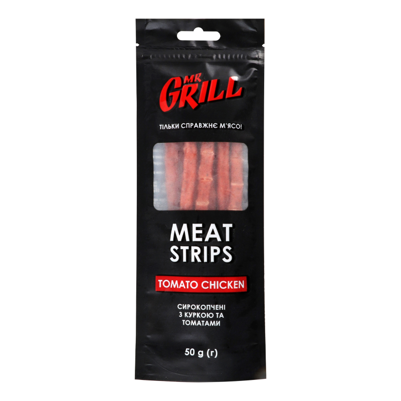 Ковбаски Tomato Chicken Meat Strips Mr.Grill с/к м/у