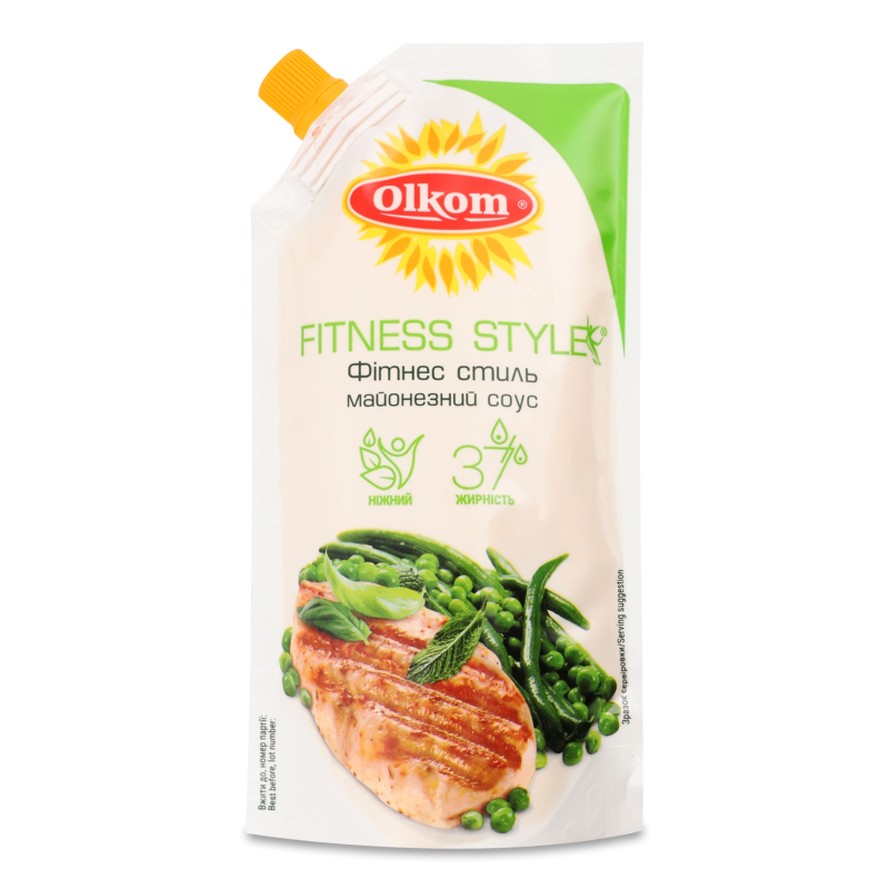 Соус майонезний Fitness style 37% 295г д/п Olkom