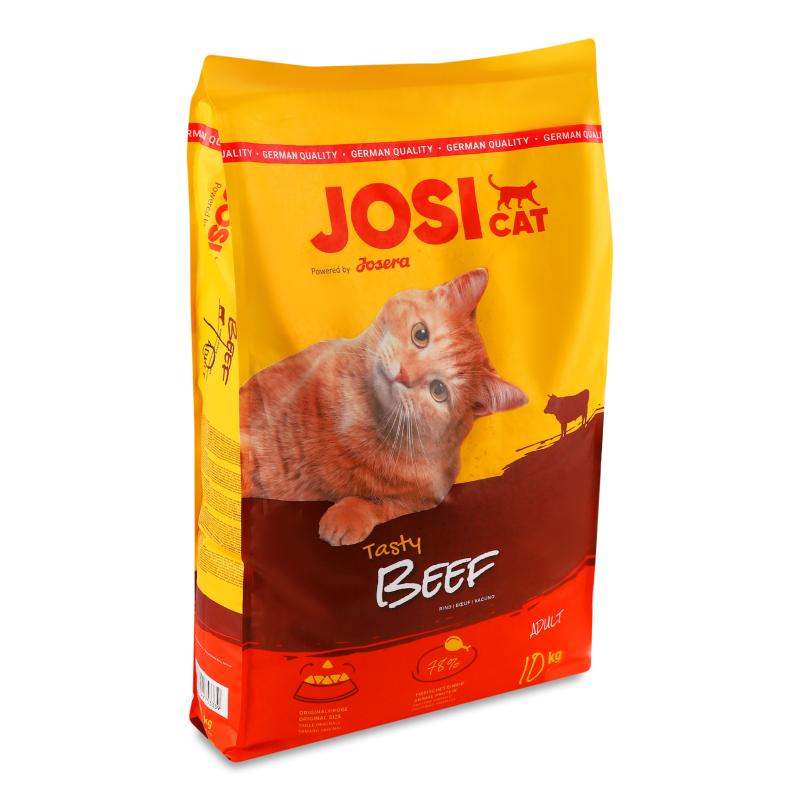 Корм д/дорослих котів ЙозіКет Тейсті Біф сухий 10кг Йозера