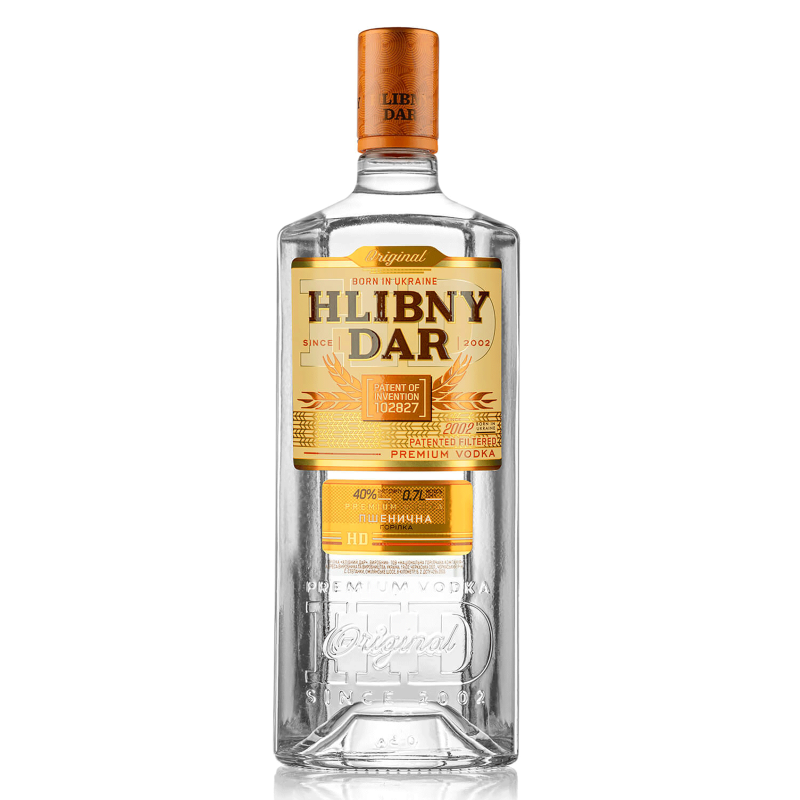 Горілка Пшенична 40% 0,7л Hlibny Dar