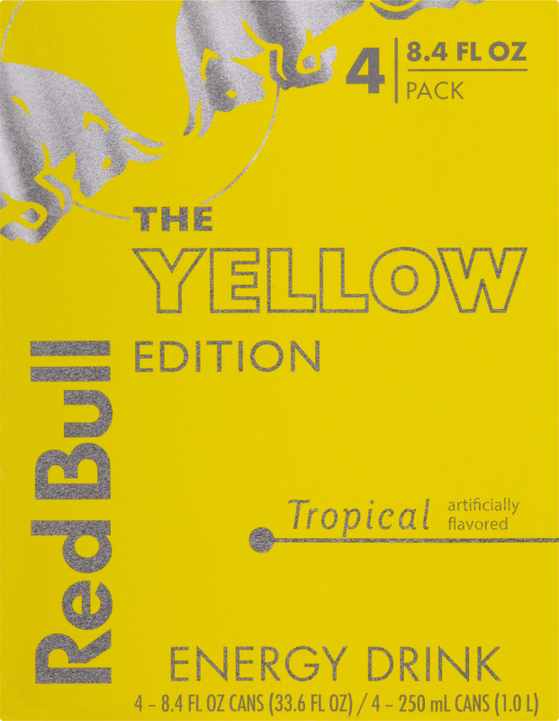 Red Bull The Yellow Edition Tropical Energy Drink 4 PK Red Bull(611269163575) customers