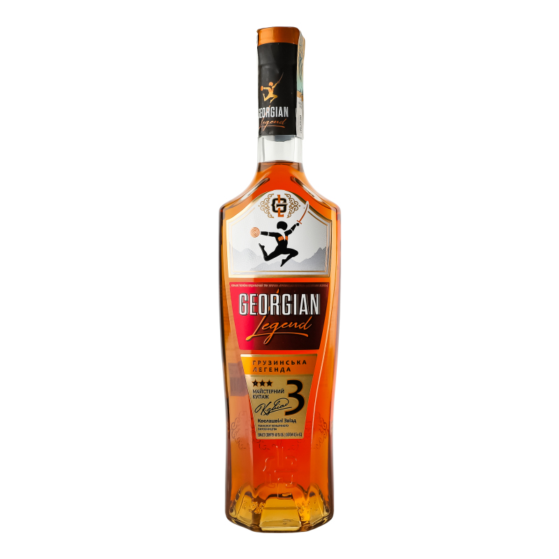 Коньяк 0.5л 40% ординарный 3 звезды Georgian Legend бут Georgian