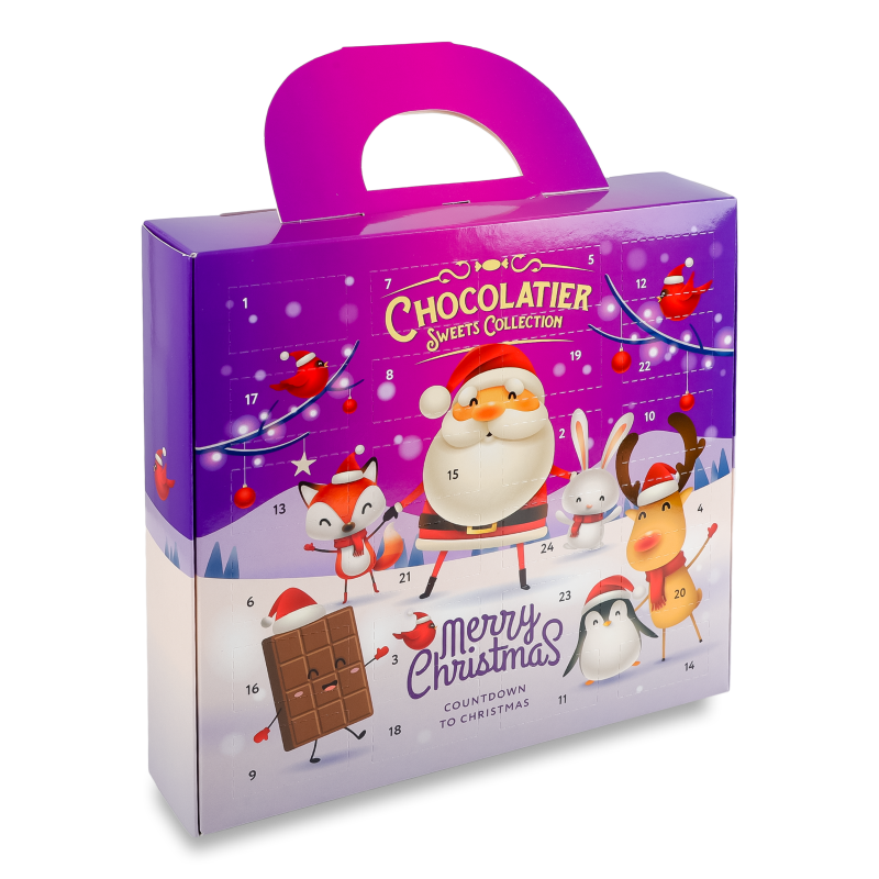 Подарунок новорічний Merry Christmas 250г Chocolatier