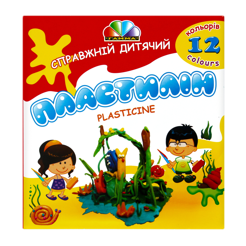 Пластилин цветик, со стеком, 12цв карт уп 240г 3241249 c23747 (4820072533789)