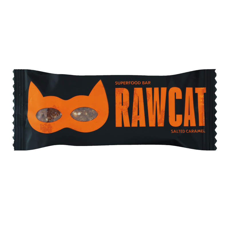 Батончик горіхово-фруктовий Солона карамель Rawcat м/у