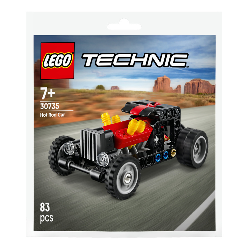 Конструктор для детей от 7лет №30735 Hot rod car Technic Lego 83эл