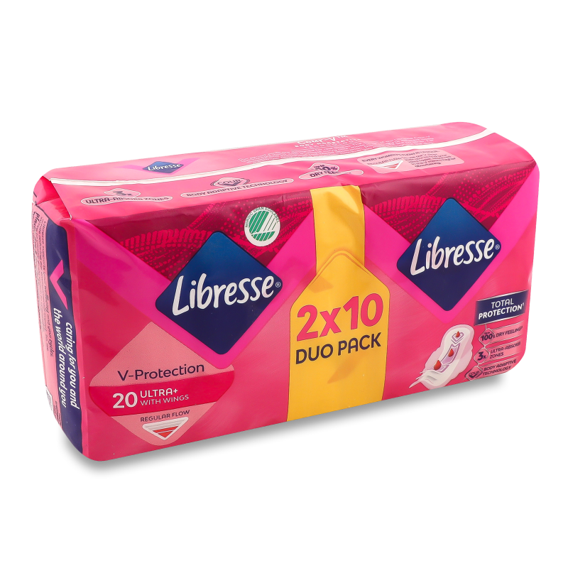 Прокладки Лібрес інвізібл ультра тонкі нормал кліп 20шт