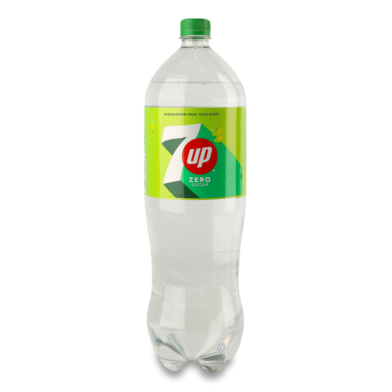 Напій безалкогольний без цукру сильногазований 1,75л пет 7UP