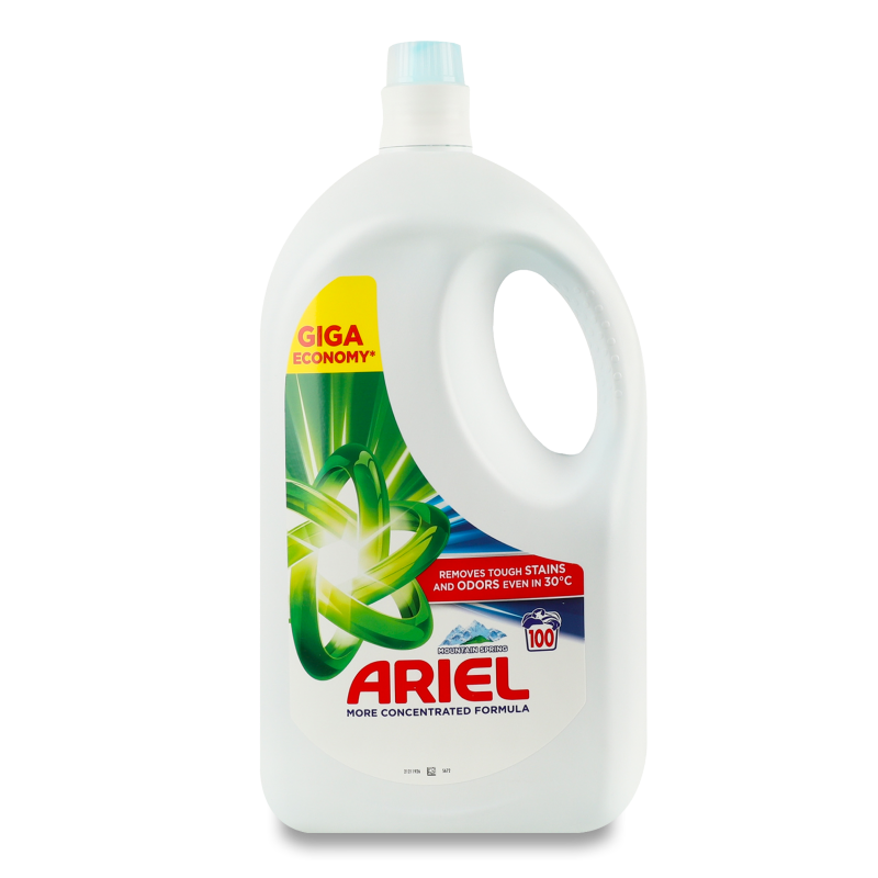 Засіб миючий синтетичний рідкий Mountain Spring 4500мл Ariel