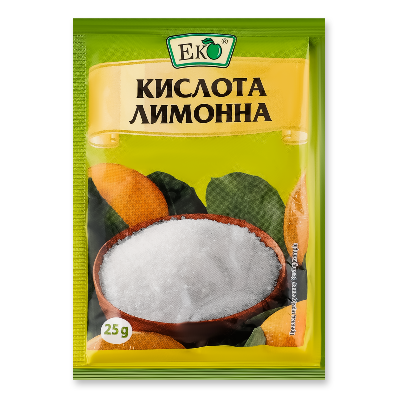 Кислота лимонна 25г Еко