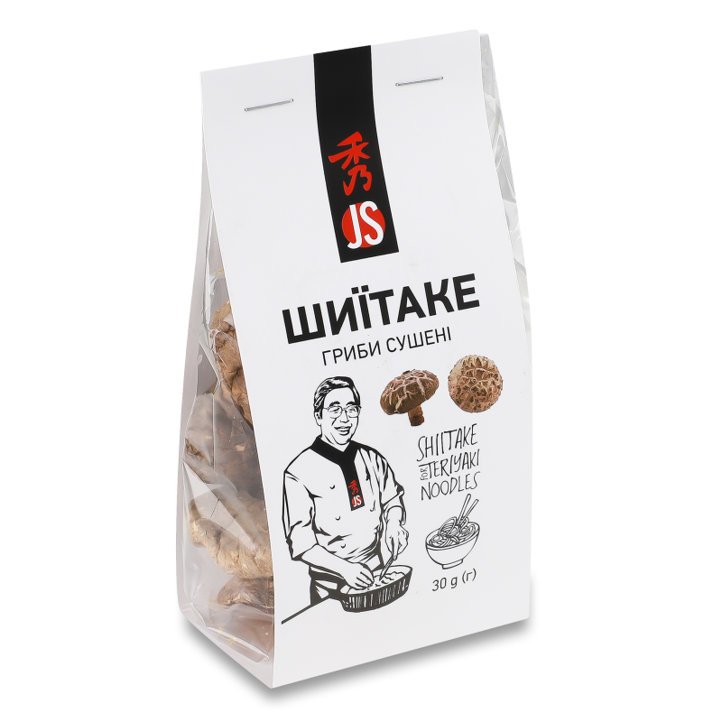 Гриби Шиїтаке сушені 30г JS