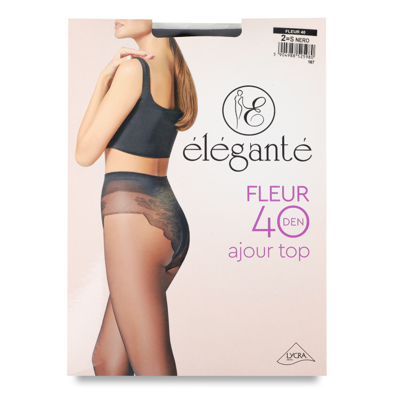 Колготи жіночі Fleur неро 40ден р.2 Elegante
