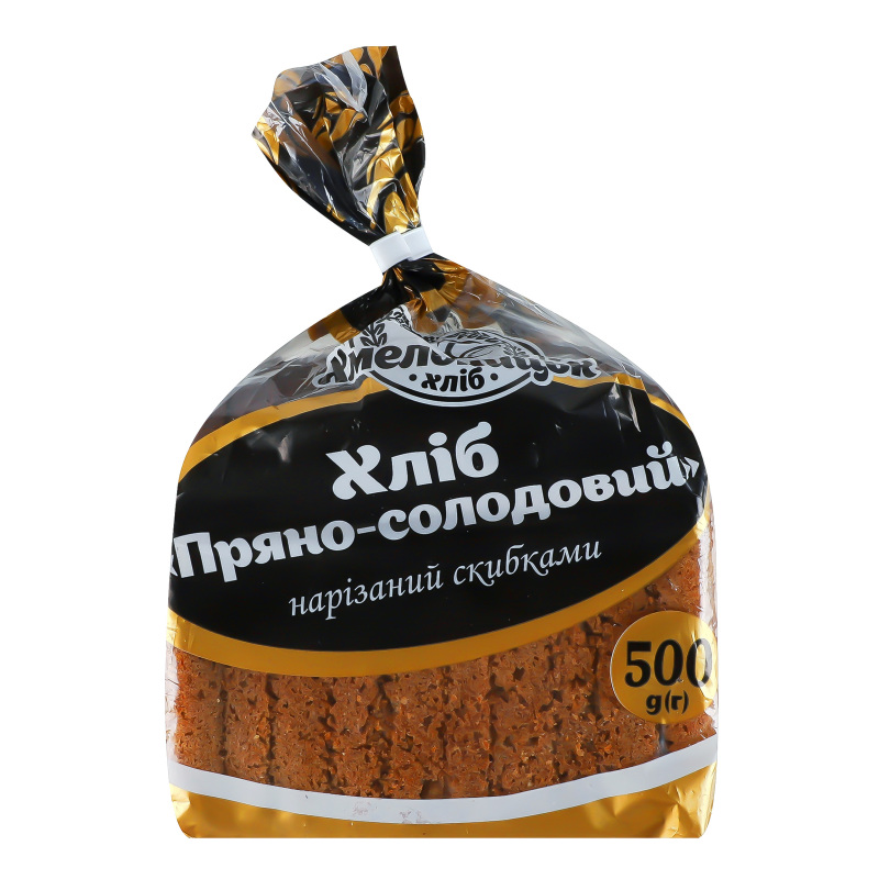 Хліб нарізний Пряно-солодовий ТОВ Хмельницькхліб м/у