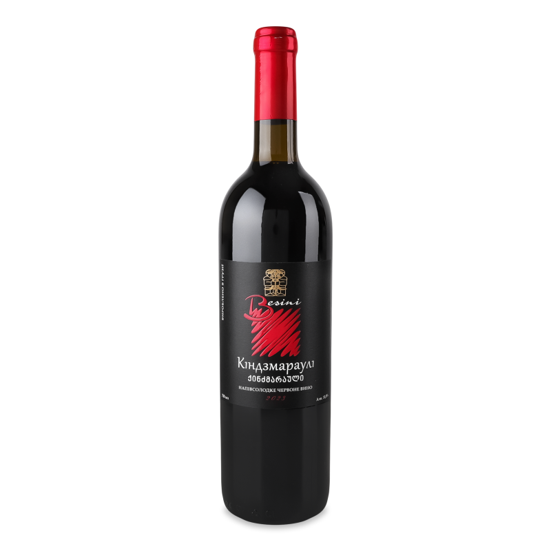 Вино Кіндзмараулі червоне н/солодке 12% 0,75л Бесіні