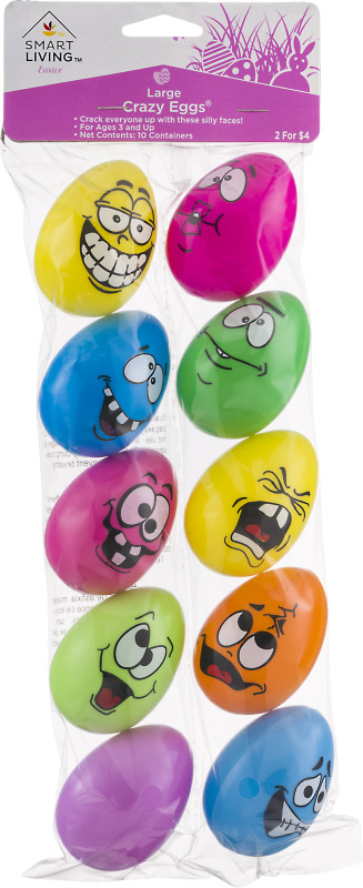Smart Living Crazy Eggs Large - 10 CT Smart Living(41520024428