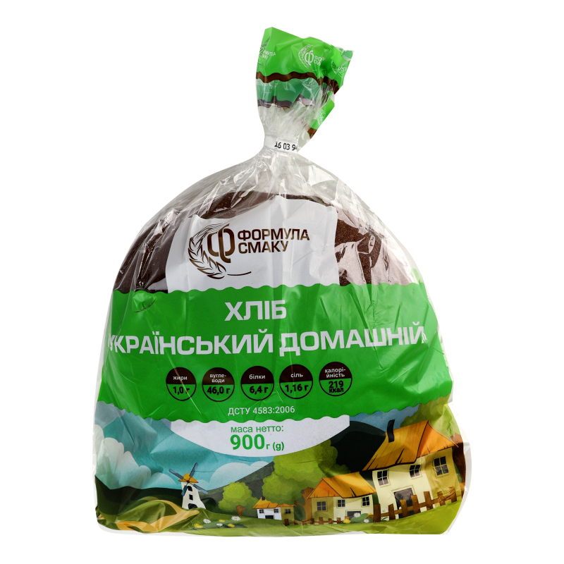 Хліб Український домашній Формула смаку м/у
