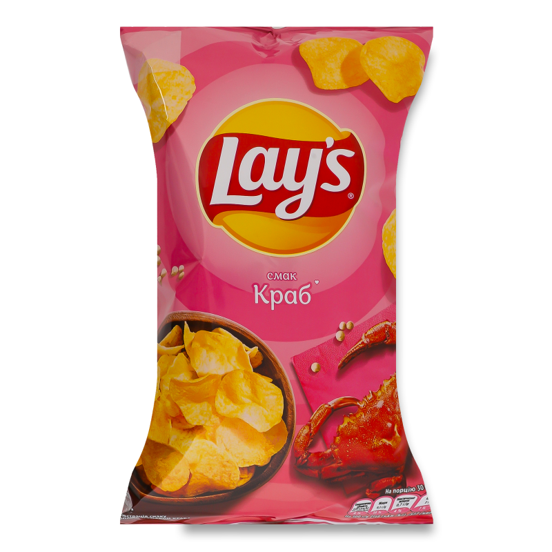 Чипси з смаком краба 120г Lay’s
