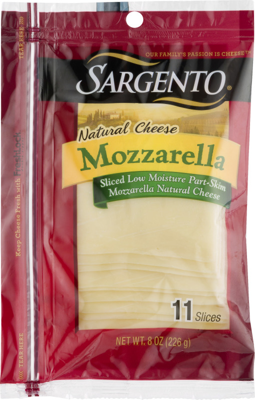 Sargento Natural Mozzarella Cheese Slices 11 CT Sargento(46100001257