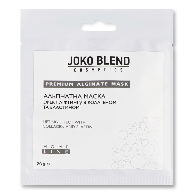 Маска д/обличчя Ефект ліфтингу альгінатна з колагеном та еластином 20г Джоко Бленд
