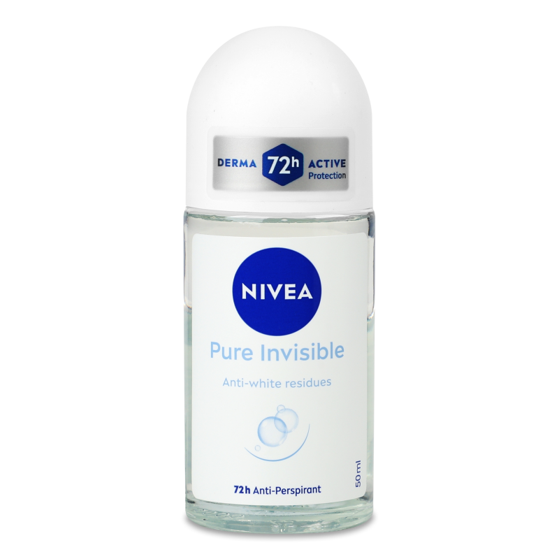 Антиперспірант Pure Invisibl кульковий 50мл Nivea