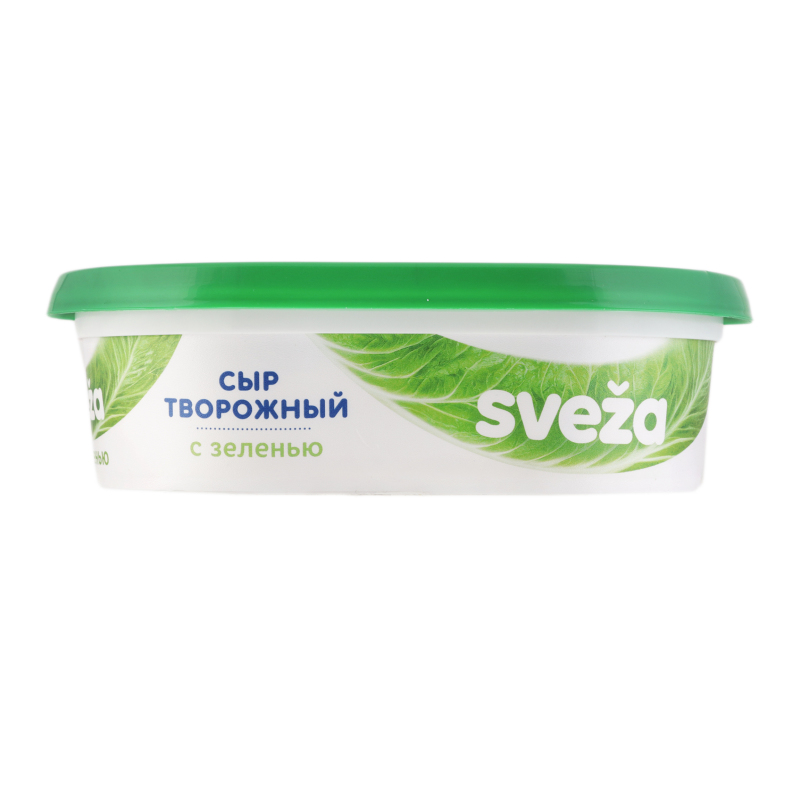 Сир 60% вершковий з зеленню Sveza Савушкин п/у