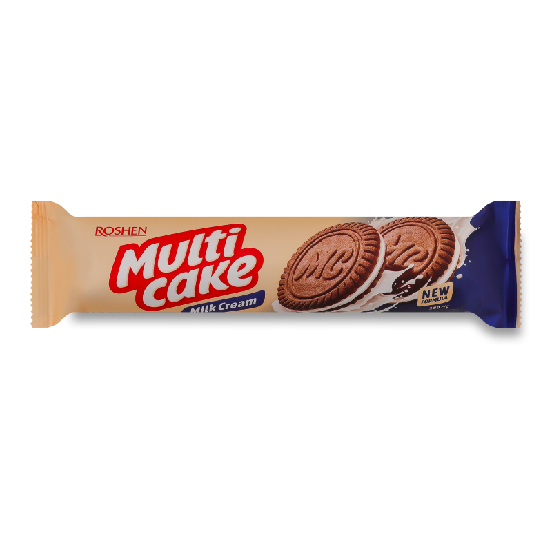 Печиво Мульти-кейк цукрове Молоко 180г Рошен