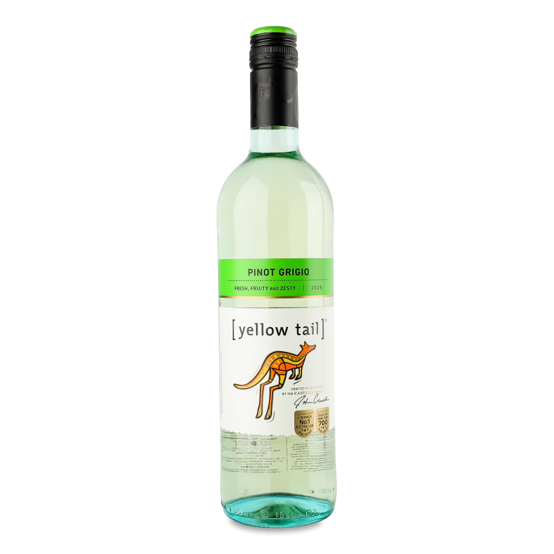 Вино Піно Гріджіо біле сухе 12,5% 0,75л Йеллоу Тейл
