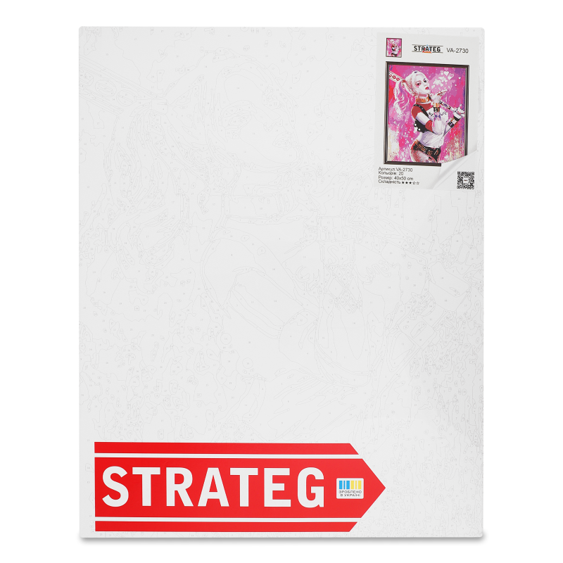 Набір д/розпису по номерах Персонажі 40*50см Стратег