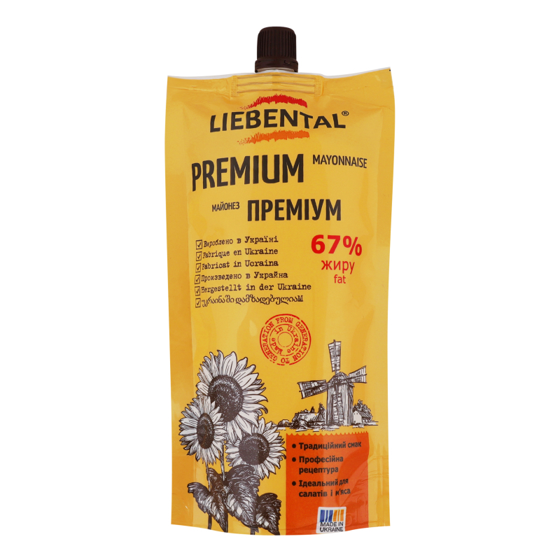 Майонез 67% Преміум Liebental д/п