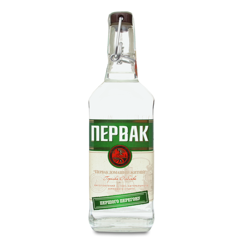 Горілка Первак Домашній житній 40% 0,5л Pervak
