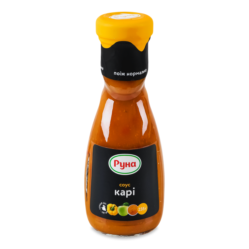Соус Карі 235г скло Руна