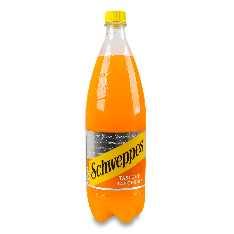 Напій безалкогольний Tangerine сильногазований 1л пет Schweppes